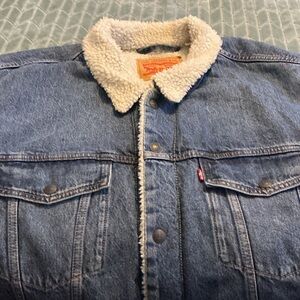 Levi's Light Blue Sherpa-Lined Denim Jacket
